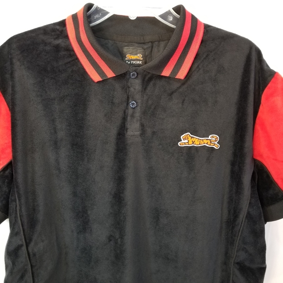 Le Tigre Polo Shirt Large Tigre Logo Black XL - Picture 16 of 16
